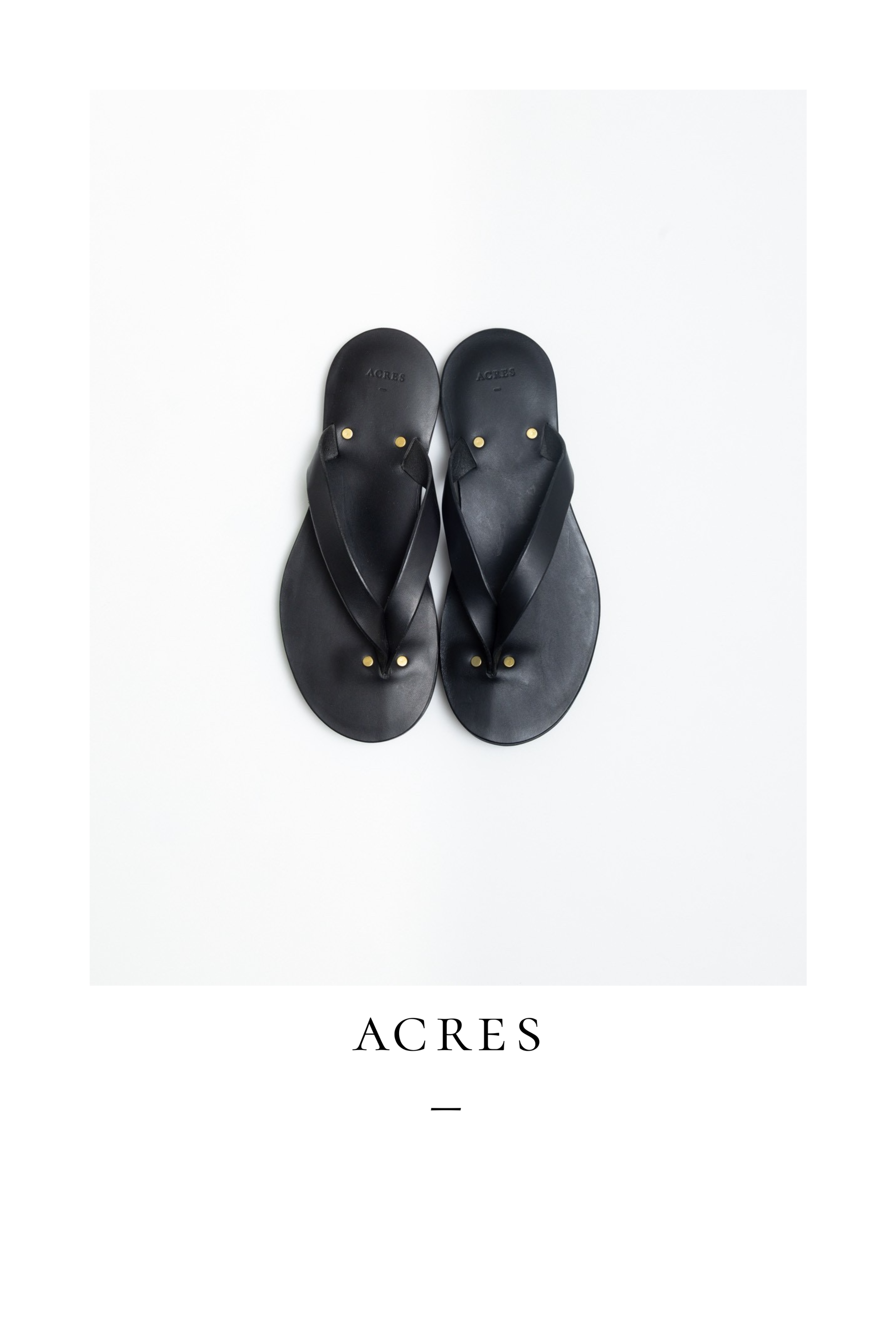 ACRES / LEATHER SANDAL